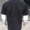 Front printed, Black t-shirt