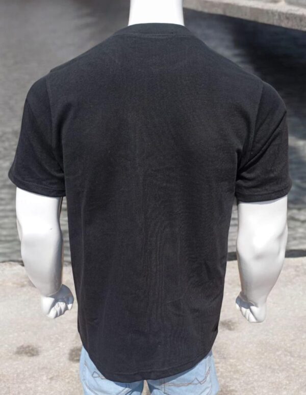 Front printed, Black t-shirt