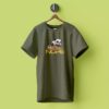 WYPO Premium Quality T-Shirt for  Man for Summer - Round neck, Olive Green