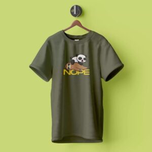 WYPO Premium Quality T-Shirt for  Man for Summer - Round neck, Olive Green