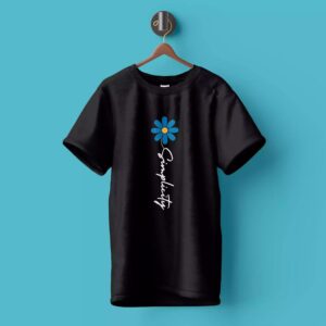 WYPO-  Cotton Printed Graphic Brand T-Shirt -Crewneck, Black