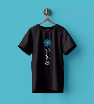 WYPO-  Cotton Printed Graphic Brand T-Shirt -Crewneck, Black