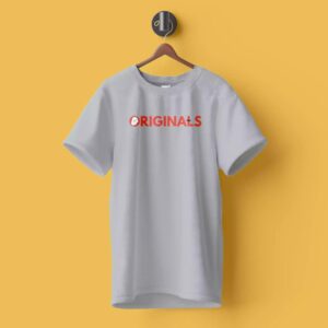 WYPO- Western Style  Printed Graphic T-Shirt -Crewneck, Grey