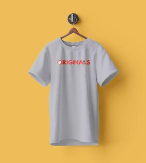 WYPO- Western Style  Printed Graphic T-Shirt -Crewneck, Grey