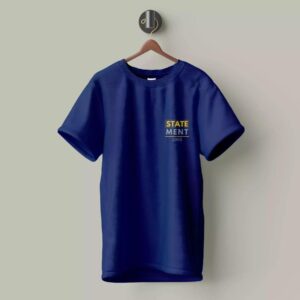 WYPO T-Shirt Brand Cotton Printed Graphic Round neck T-Shirt,  Blue